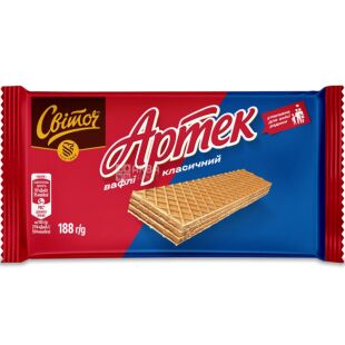 Світоч, 188 г, Вафлі Артек Класичні