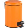 ViO 5B6-ROS, 5 л, Відро для сміття з педаллю та внутрішнім пластиковим контейнером, металеве, помаранчеве