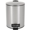 ViO 5B8-ROM, 5 л, Мусорное ведро с педалью и внутренним пластиковым контейнером, металлическое