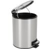 ViO 5B8-ROM, 5 л, Відро для сміття з педаллю і внутрішнім пластиковим контейнером, металеве