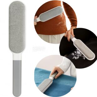 Багаторазова щітка для чищення текстильних поверхонь, сіра, 310х50 мм