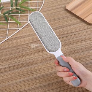 Многоразовая щетка для чистки ткани, серая, 310х50 мм