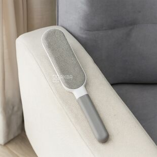 Многоразовая щетка для чистки ткани, серая, 310х50 мм