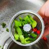 Фильтр-пробка для раковины из нержавеющей стали, серая, d 8 см