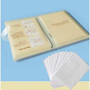 Одноразовые накладки для унитаза, 10шт., 360х425 мм