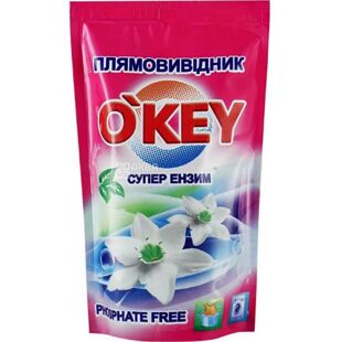 O'key, 200 г, Пятновыводитель с энзимами без фосфатов О'кей
