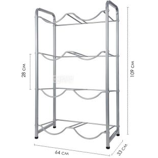 ViO MR8, Підставка металева ВіО на 8 бутлів, розбірна