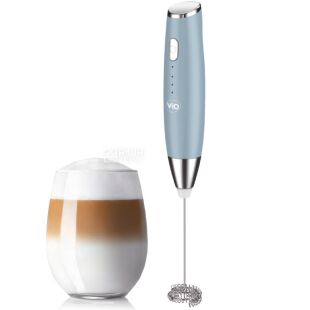 ViO K05, Аккумуляторный вспениватель молока 2в1, голубой