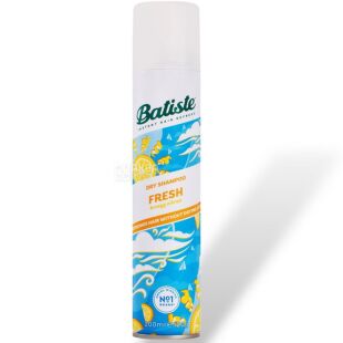 Batiste Fresh, 200 мл, Сухой шампунь с цитрусовым ароматом, Батисте
