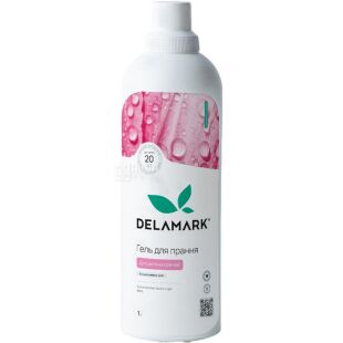 Delamark Baby, 1 л, Средство для стирки, жидкое, безфосфатное, концетрат, детское