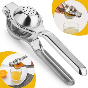 Ручна соковижималка для цитрусових з нержавіючої сталі, 200 мм