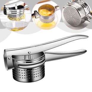 Пресс ручной для приготовления пюре и отжима соков, металлический