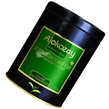 Alokozay Gunpowder, 125 г, Чай зеленый Алокозай Ганпаудер