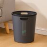 ViO, 8 л, Відро для сміття з фіксуючим кільцем, темно-сіре