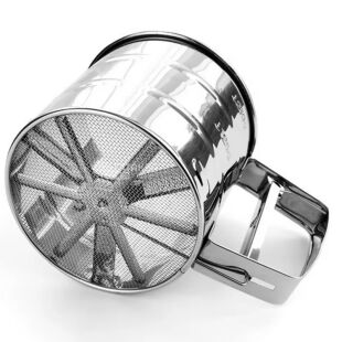 Кухонне сито для борошна з ручкою, нержавіюча сталь