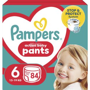Pampers, 84 pcs., 15+ kg, Panty diapers