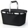 Термокошик для пікніка, складаний, чорний, 41х28х39 см