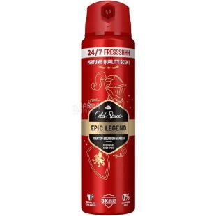 Old Spice Epic Legend, 150 мл, Антиперспирант-аэрозоль для мужчин