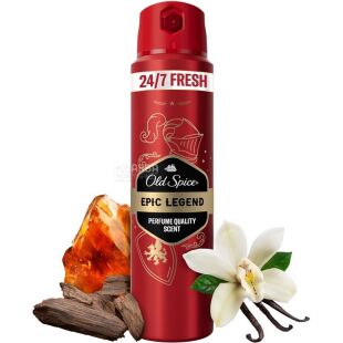 Old Spice Epic Legend, 150 мл, Антиперспирант-аэрозоль для мужчин