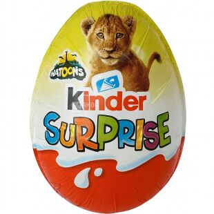 Kinder Surprise, 20 г, Киндер Сюрприз, Яйцо шоколадное, в ассортименте
