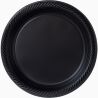 LUX Преміум, Тарілка пластикова закусочна кругла, 50 шт., Ø 260 мм, чорна