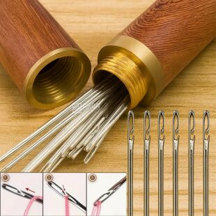 Набір голок з легкозаправними вушками в тубусі, 30 шт.