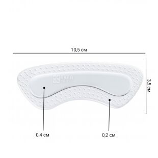 Силіконові накладки для взуття від натирання мозолів, 2 шт., багаторазові