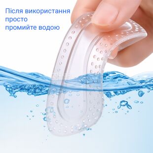 Силиконовые накладки для обуви от натирания мозолей, 2 шт.