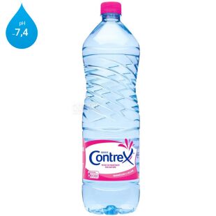 Contrex Mg+, 1,5 л, Контрекс, Вода мінеральна лікувально-столова негазована, ПЕТ