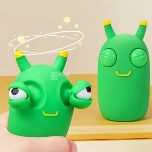 Детская игрушка-антистресс Гусеница, зеленая