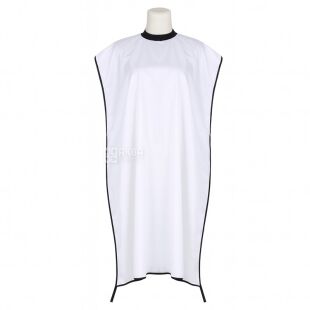 Фартук для бритья и стрижки бороды на присосках, белый, 70 х 100 см