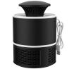 Лампа-пастка від комарів та комах з УФ-лампою, USB, чорна