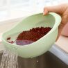 Универсальная дренажная корзина для кухни, пластиковая, зеленая, 170х110х225 мм