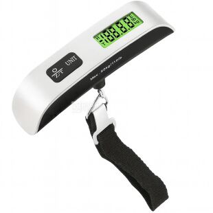 Электронные весы для багажа с LED-дисплеем, 50 кг