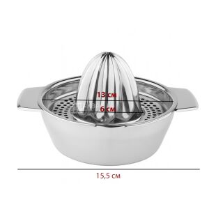 Соковижималка ручна  для цитрусових, металева