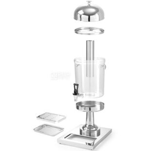 ViO JBD-01, 8 л, Диспенсер для напитков с подставкой, 8 л, серебристый