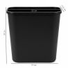 ViO, 8 л, Кошик для паперів, пластиковий, чорний