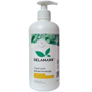 Delamark, 500 мл, Средство для мытья посуды с эфирным маслом африканского лимона 