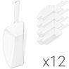 Набір совків для сипучих продуктів та льоду, 12 шт., акрилові, 165 х 55 мм