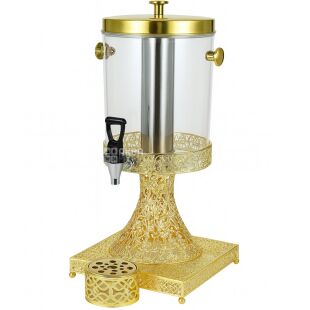 ViO JBD-06, 8 л, Диспенсер для напитков с подставкой, золотистый
