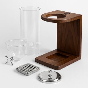 ViO JBD-07, 8 л, Контейнер для сыпучих продуктов на деревянной подставке 