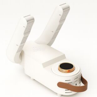 Електрична сушарка для взуття з УФ-лампою, антибактеріальна, біла