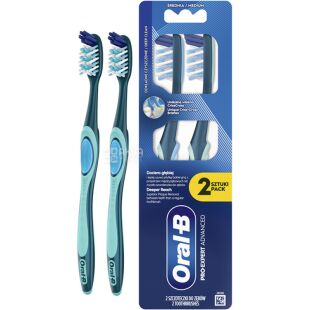 Oral-B Pro-Expert, 2 шт., Зубна щітка середньої жорсткості 