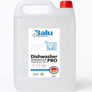 Balu, Dishwasher Pro, 5 л, Средство для посудомоечных машин, профессиональное
