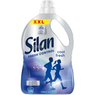 Silan Fresh Control, 2,772 л, Кондиціонер-ополіскувач для прання Прохолодна свіжість, Сілан