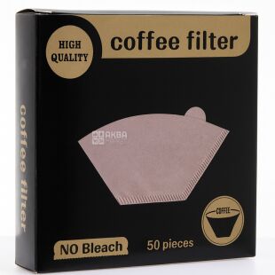 Фільтр-пакети №4 для заварювання кави в чашці, паперові, 50 шт.