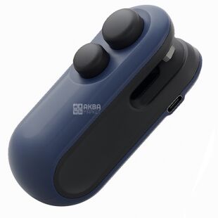 Запаиватель пакетов 2-в-1 с резаком, аккумуляторный, черно-синий