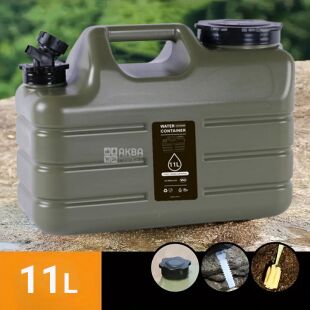 Бутель Каністра 11 л для води з краном та ручкою, зелений, ViO PET-TG 11L