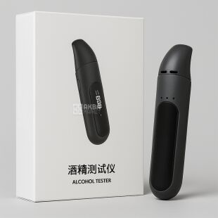 Алкотестер  безконтактний з цифровим дисплеєм та світловим індикатором, акумуляторний