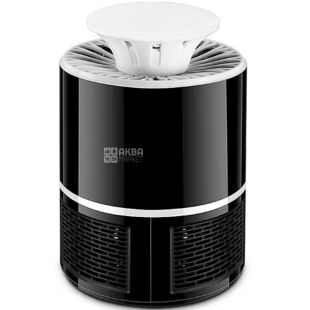 Лампа-пастка від комарів та комах з УФ-лампою, USB, чорна